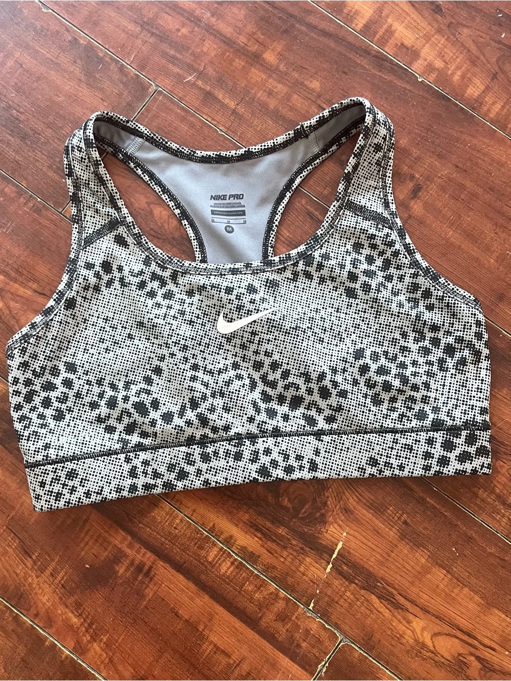 Nike Pro Animal Print Sports Bra Size Medium